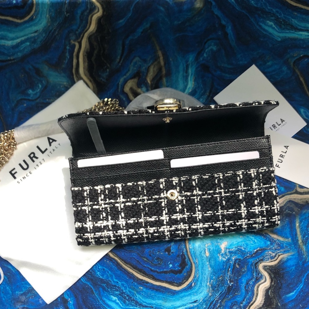 FURLA Circe XL Mini Bag in Toni Nero with Chain - Picture 8 of 14